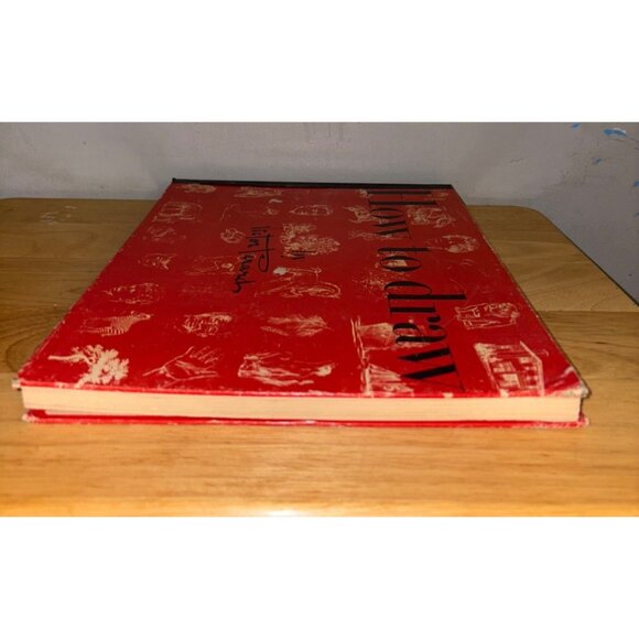 Vintage How To Draw By Victor Perard Hardcover Art Instruction Book Tutorial - Picture 3 of 16